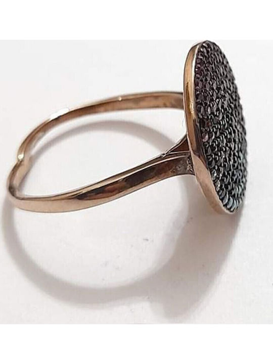 One Jewellery Γυναικείο Δαχτυλίδι από Ασήμι Επιχρυσωμένο