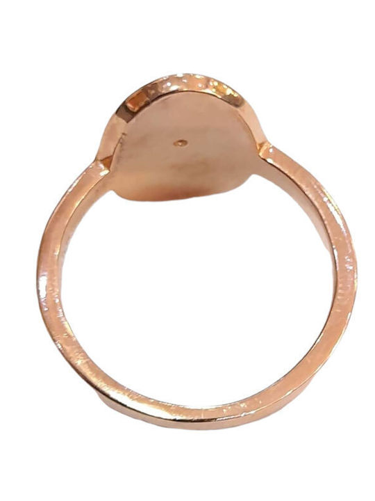 One Jewellery Damen Ring mit Steinen aus Silber Vergoldet