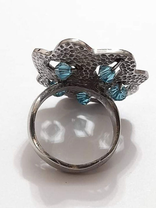 One Jewellery Γυναικείο Δαχτυλίδι με Ζιργκόν από Ασήμι