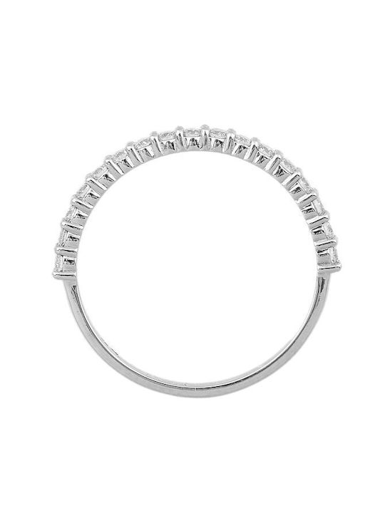 Savvidis Women's White Gold Eternity Ring with Diamond 18K