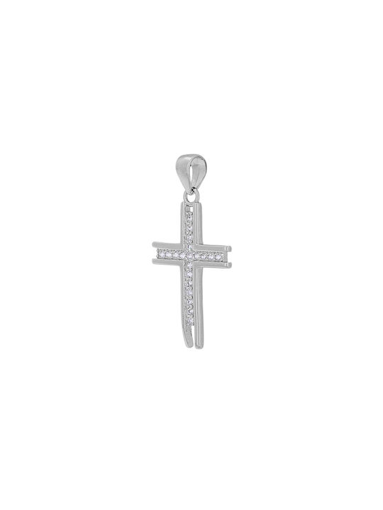 Kreuz aus Silber mit Kette