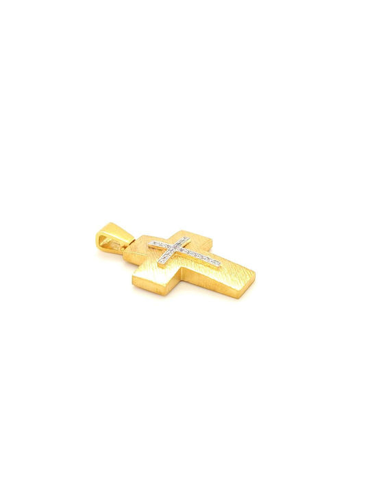 Femeiesc Aur Cruce 14K