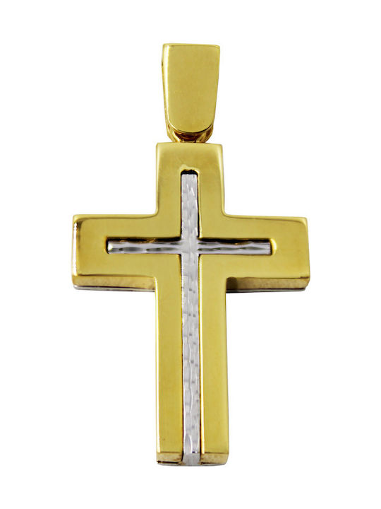 Roloi Kaliamanis Men's Gold Cross 14K Double Sided