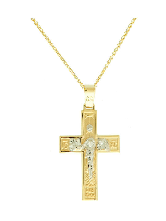 Papadopoulos Gold Men's Gold Cross 14K