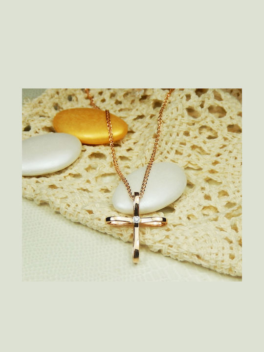 Polytimo Rose Gold Σταυρός Polytimo Rose Gold Σταυρός
