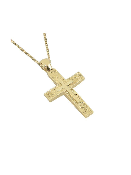 Gold Cross 14K with Chain