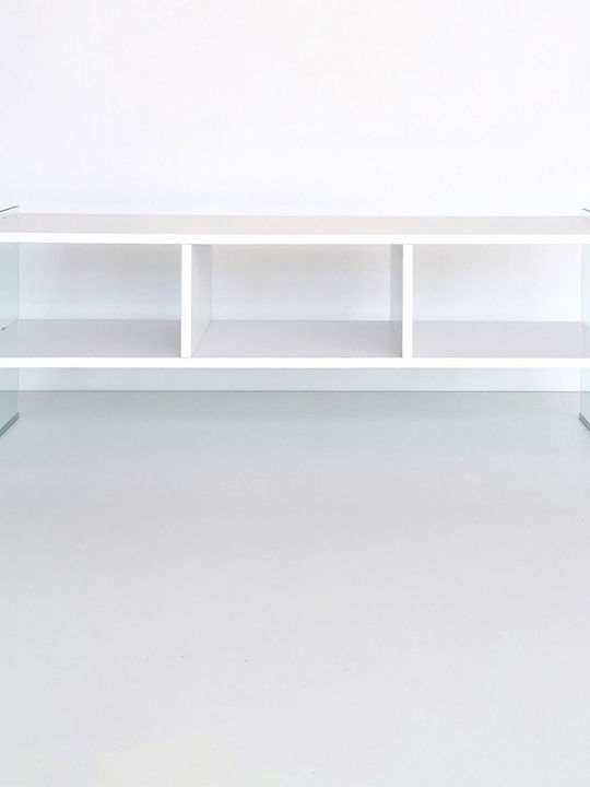 Έπιπλο Τηλεόρασης Διάφανο Μ120xΠ45xΥ45cm