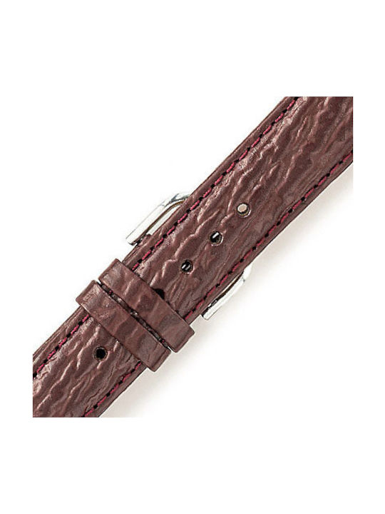 KOSTELO Leather Strap Burgundy 14mm