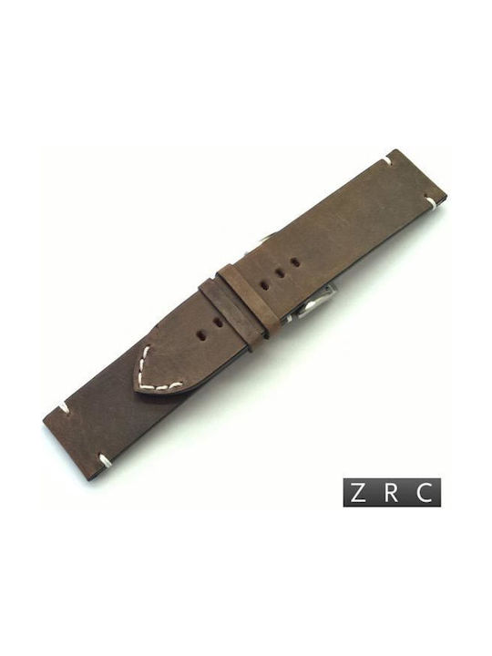 Leather Strap Brown 24mm