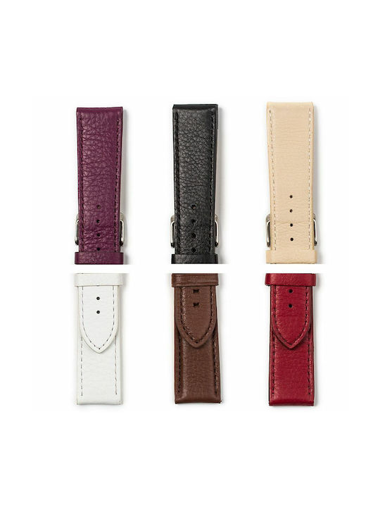 Leather Strap Beige 24mm