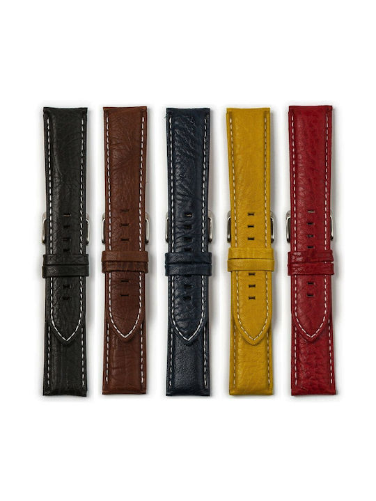 Leather Strap Black 18mm