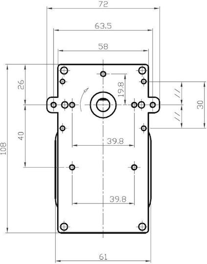 K9117304 12rpm Getriebemotor für Pelletofen