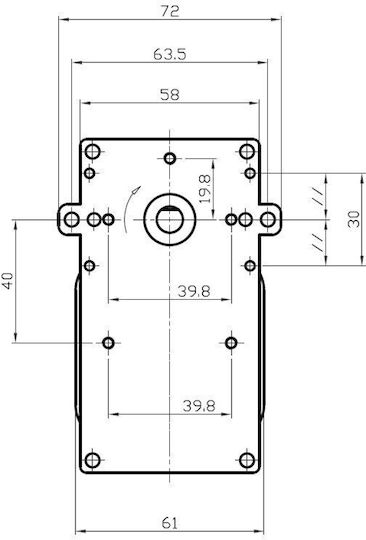 K9115005 1.5rpm Gear Motor for Pellet Stove