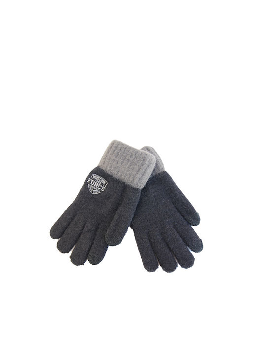 Vamore Unisex Knitted Touch Gloves Black Unisex