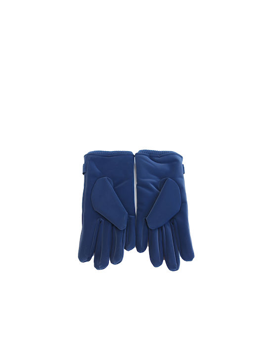 Vamore Marineblau Leder Handschuhe Berührung