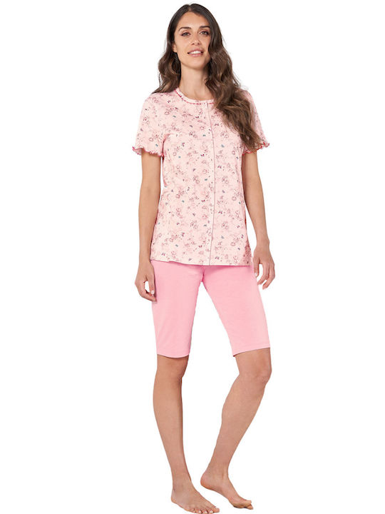 Linclalor Summer Women's Pyjama Set Cotton Koufetti