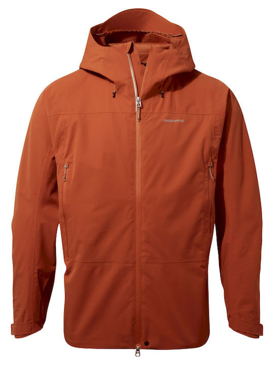 Craghoppers Gryffin Herren Winter Jacke Lässig Winddicht Orange