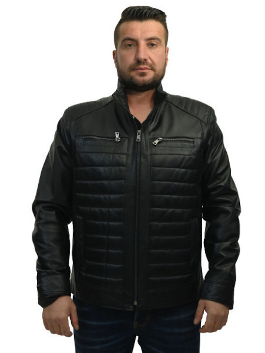 Leatherland Brad Men's Winter Jacket Black