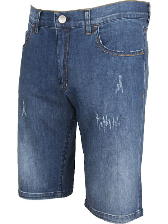 Stefansxxl Herrenshorts Jeans Blue