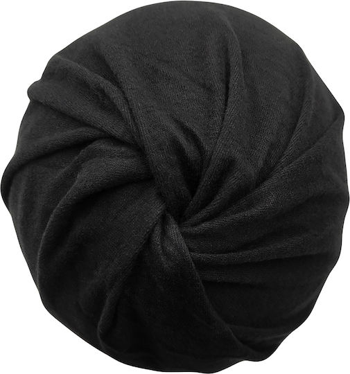 Beanie Unisex Beanie Knitted in Black color