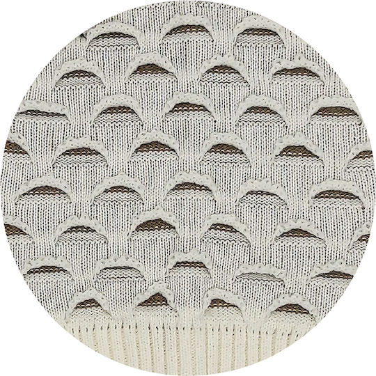 Knitted Beanie Cap Beige
