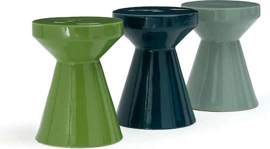 Round Side Table Ceramic L34xW34xH45cm.