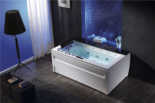 Vinci Badewanne Acryl mit Hydrotherapie 172x100cm