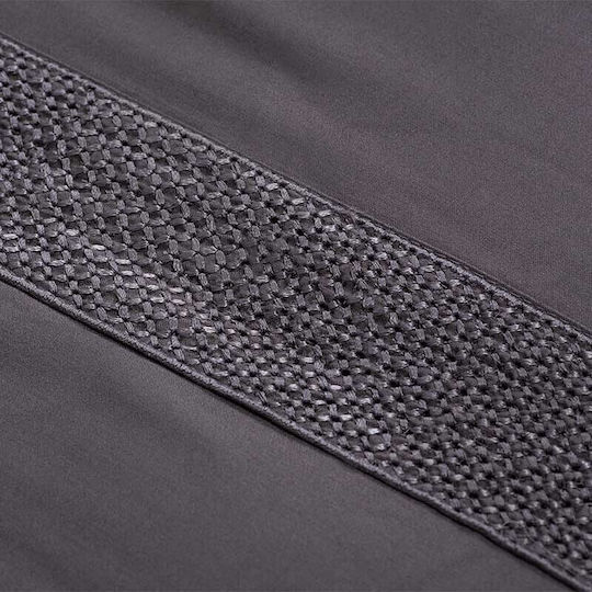Hauz Σεντόνι King Size 280x290εκ. Grey