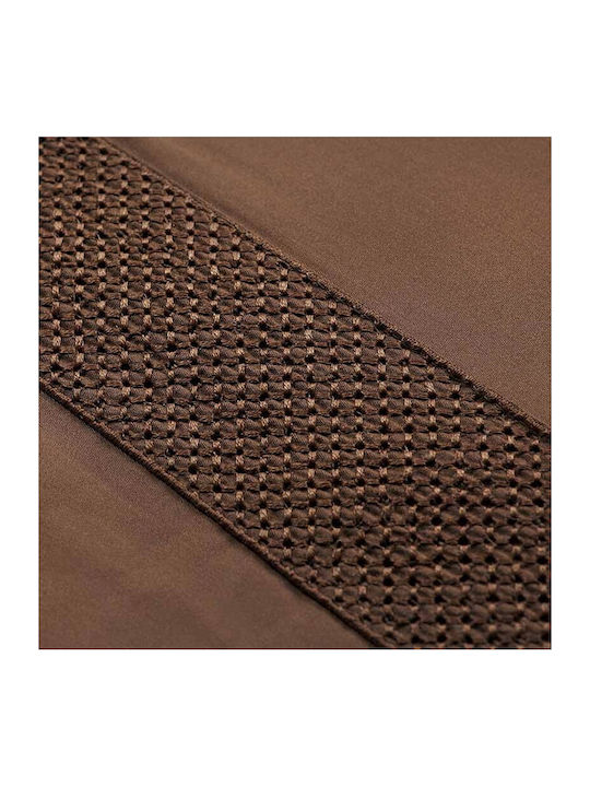 Hauz Σεντόνι King Size 280x290εκ. Cinnamon