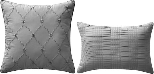 Olia Home Σετ Πάπλωμα Υπέρδιπλο 234x244εκ. Γκρί 5τμχ