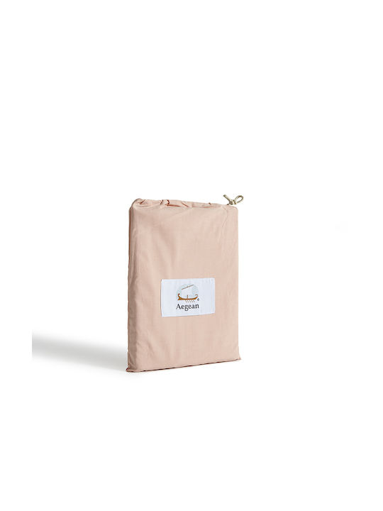 Aigaion Non Iron Kissenbezug-Set Ecru 51x76cm.