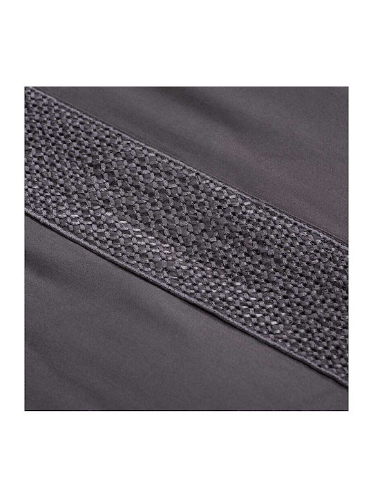 Hauz Duvet Cover Set Queen with 2 Pillowcases 230x250 Grey