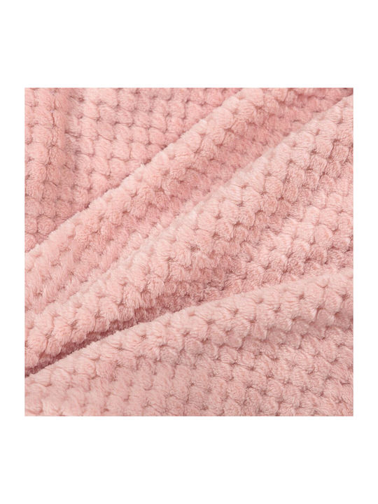 La Redoute Interieurs Gofre Sesselüberwurf 130x180cm Rosa