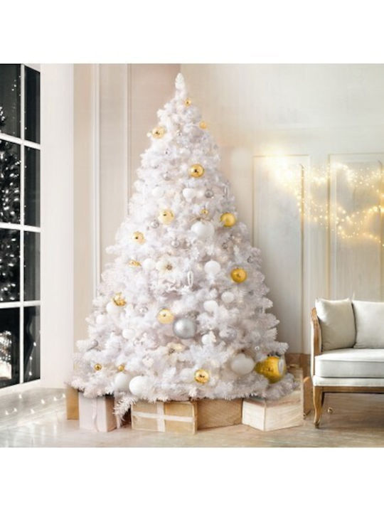 Christmas White Tree with Metallic Base H210pcs