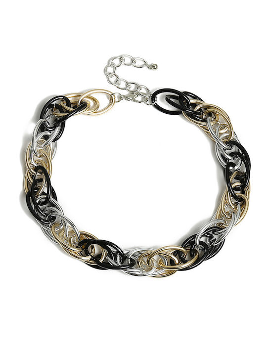 Pearl's Garden Damen Zweifarbig Kette Hand