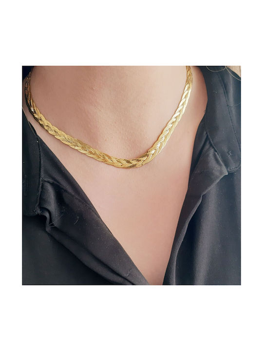 Silver Chain Neck Gold-plated