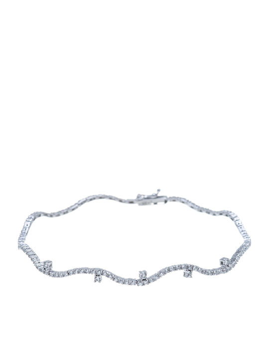 Vitopoulos Vitopoulos Set with Necklace , Earrings & Ring from White Gold 14K with Stones