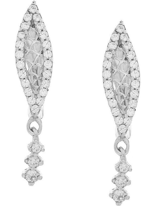 Vitopoulos Vitopoulos Set with Necklace , Earrings & Ring from White Gold 14K with Stones