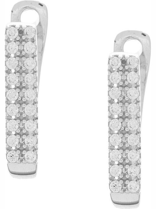 Vitopoulos Vitopoulos Set with Necklace , Earrings & Ring from White Gold 14K with Stones