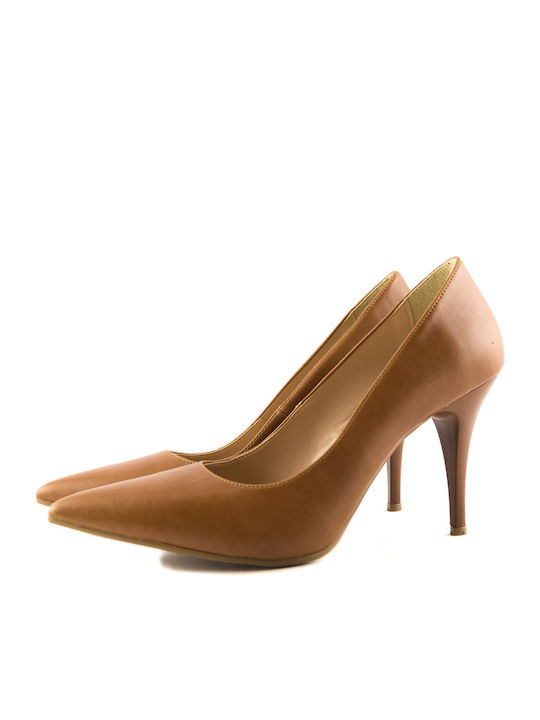 Stefania Pumps mit Stiletto-Absatz Tabac Braun