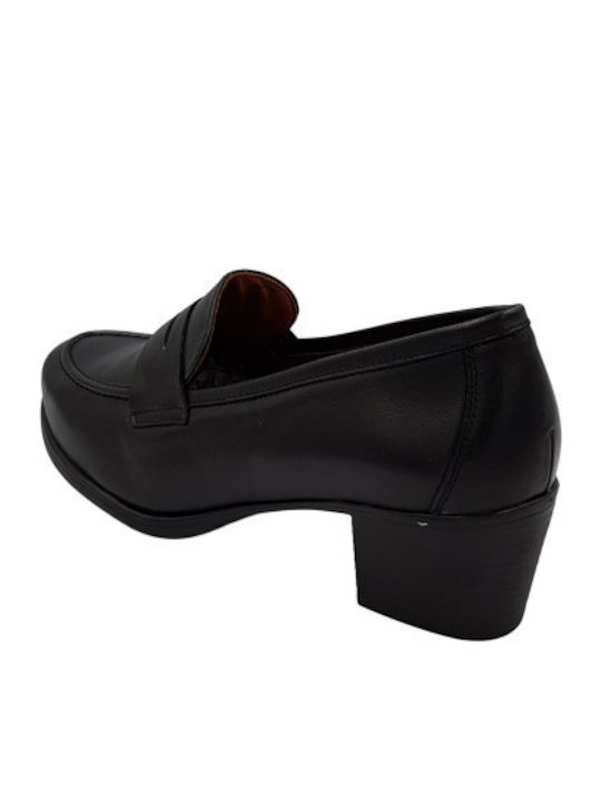 Anatomic Leather Black Heels