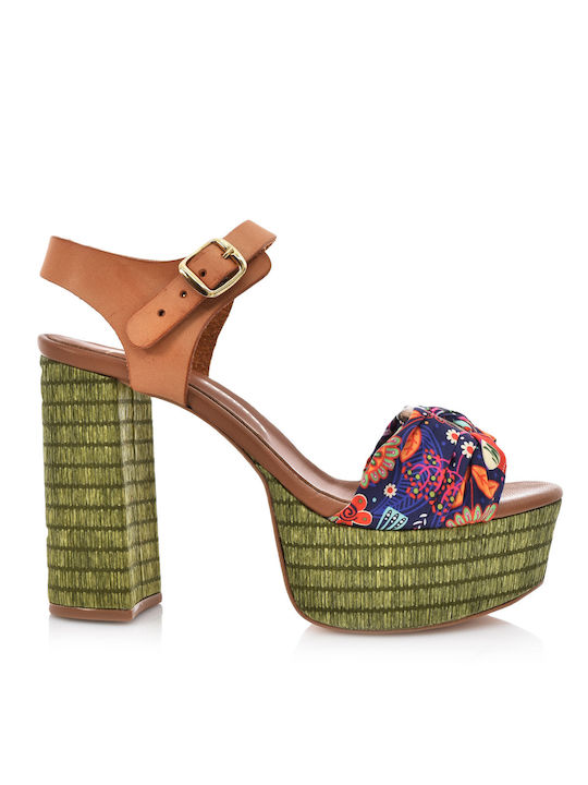 Aris Tsoubos Platform Women's Sandals Multicolour