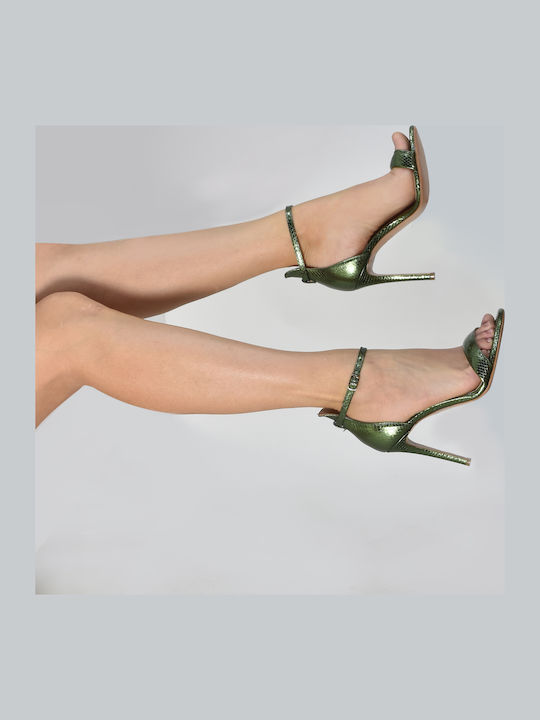 Leather Sandals Green