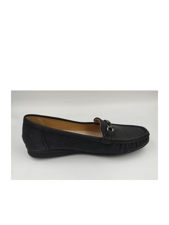 Blondie Women's Moccasins in Black Color