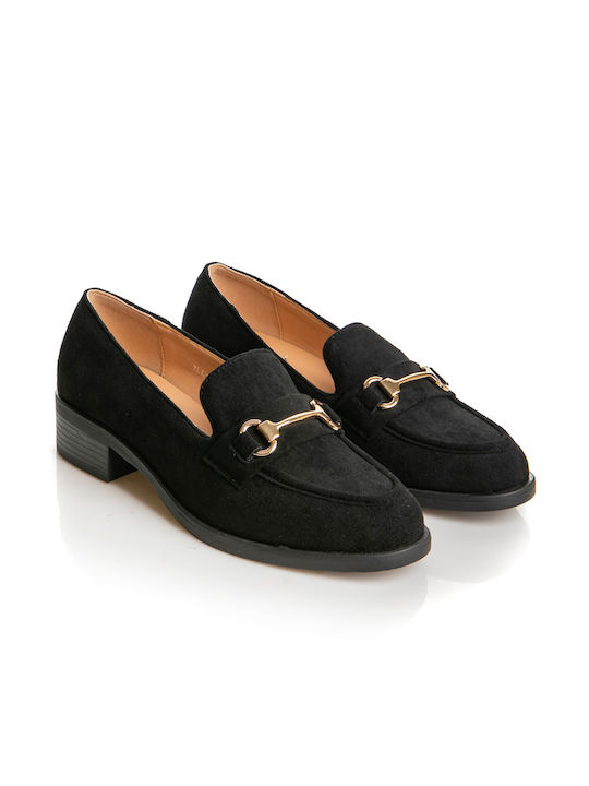 Shoe Art Women's Moccasins in Black Color