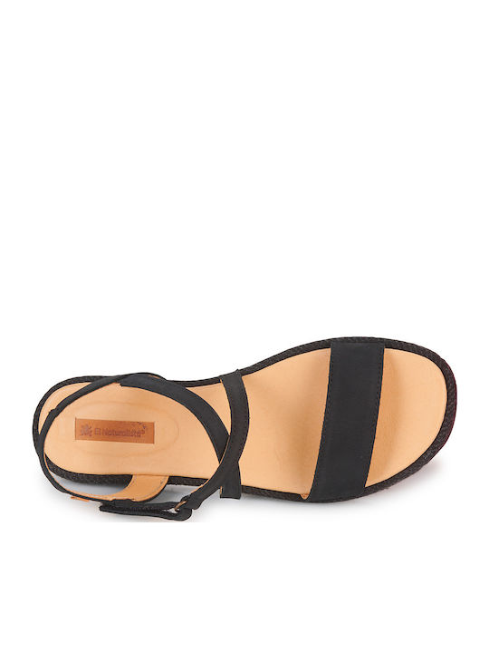 Flache Sandalen für Damen in Schwarz Farbe