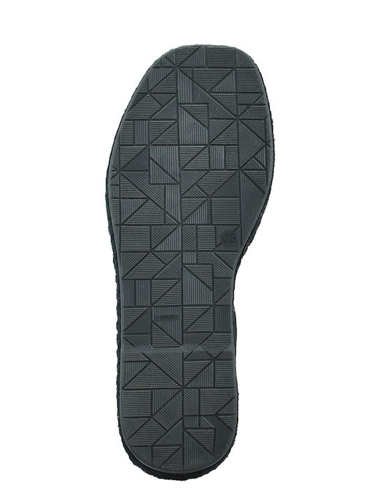 Leder Flache Sandalen für Damen in Blau Farbe