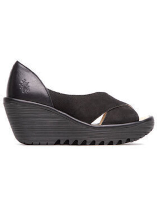 Fly London Platforme dama Negre