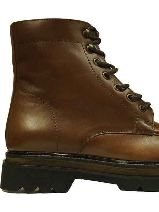 Leather Brown Men's Boots