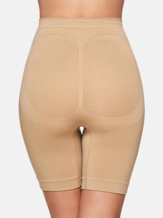 Susa Boxer Σύσφιξης Χωρίς Ραφές Μπεζ